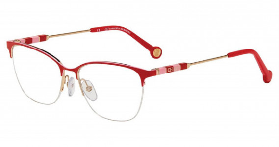 Carolina Herrera VHE163K Eyeglasses, Red 0H33