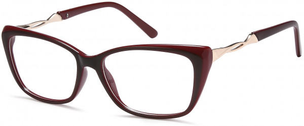 Millennial EMMA Eyeglasses, Maroon Red