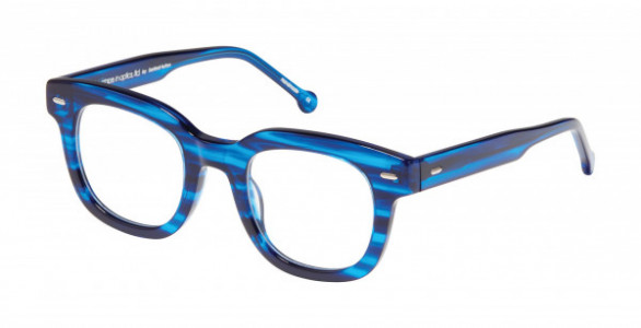 Colors In Optics C1122 MARTIN Eyeglasses, BLHRN BLUE HORN