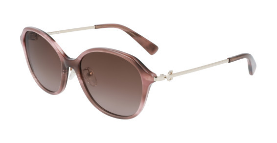 Longchamp LO677SJ Sunglasses, (202) BROWN/ROSE