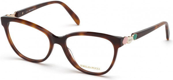 Emilio Pucci EP5151 Eyeglasses, 052 - Dark Havana