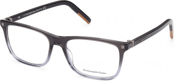 Ermenegildo Zegna EZ5187 Eyeglasses, 005 - Grey/Gradient / Shiny Black
