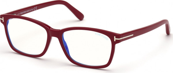 Tom Ford FT5713-B Eyeglasses, 072 - Shiny Dark Pink / Shiny Dark Pink
