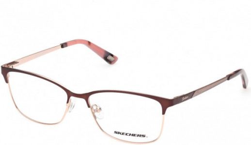 Skechers SE2156 Eyeglasses, 048 - Shiny Dark Brown