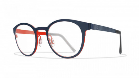 Blackfin Crosby Eyeglasses, C1011 - Blue/Red