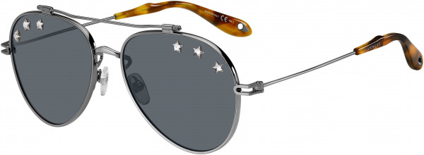 Givenchy Givenchy 7057/N/stars Sunglasses, 0SRJ Crystal Ruthenium