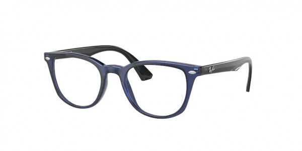 Ray-Ban Junior RY1601 Eyeglasses, 3865 TRANSPARENT BLUE (BLUE)