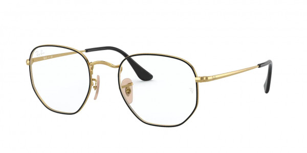 Ray-Ban Optical RX6448F HEXAGONAL Eyeglasses, 2991 HEXAGONAL ARISTA (GOLD)