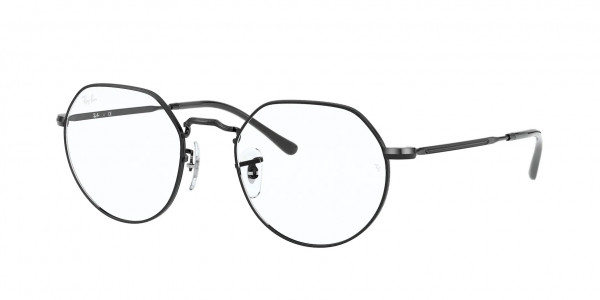 Ray-Ban Optical RX6465F JACK Eyeglasses, 2509 JACK BLACK (BLACK)