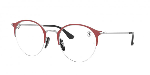 Ray-Ban Optical RX3578VM Eyeglasses, F045 MATTE RED FERRARI ON SILVER (RED)
