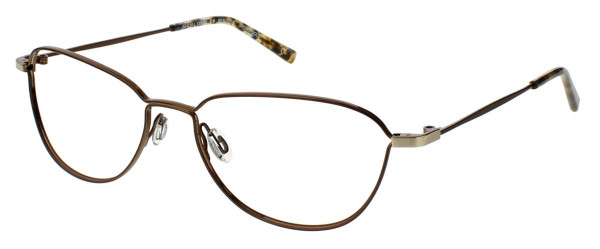 Aspire BEAUTIFUL Eyeglasses, Brown/gold