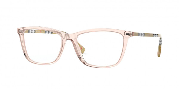 Burberry BE2326 EMERSON Eyeglasses, 3891 EMERSON TRANSPARENT PINK (PINK)