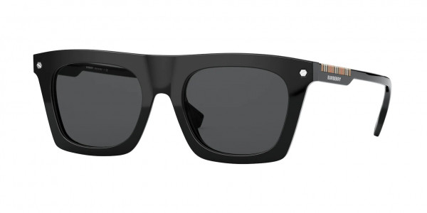 Burberry BE4318 CAMRON Sunglasses, 300187 CAMRON BLACK GREY (BLACK)