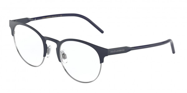 Dolce & Gabbana DG1331 Eyeglasses, 1280 MATTE BLUE/GUNMETAL (BLUE)