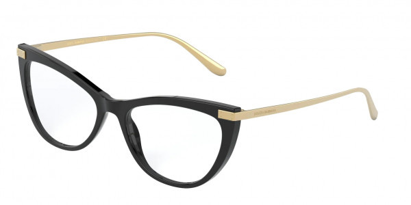 Dolce & Gabbana DG3329 Eyeglasses, 501 BLACK