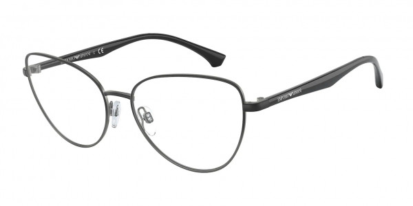 Emporio Armani EA1104 Eyeglasses, 3316 MATTE BLACK & GUNMETAL (BLACK)