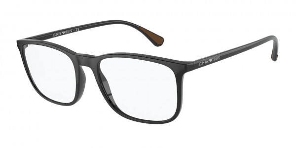 Emporio Armani EA3177F Eyeglasses, 5017 SHINY BLACK (BLACK)
