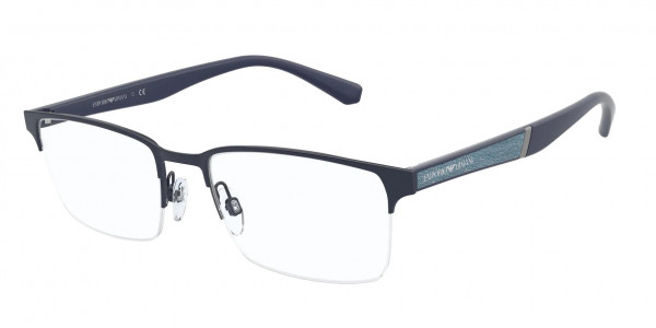Emporio Armani EA1113 Eyeglasses, 3018 MATTE BLUE (BLUE)