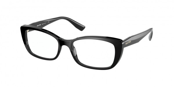 Miu Miu MU 07TV CORE COLLECTION Eyeglasses, 1AB1O1 BLACK (BLACK)