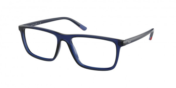 Polo PH2229 Eyeglasses, 5903 SHINY TRANSPARENT BLUE (BLUE)