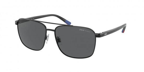 Polo PH3135 Sunglasses, 900381 SHINY BLACK POLAR GREY (BLACK)