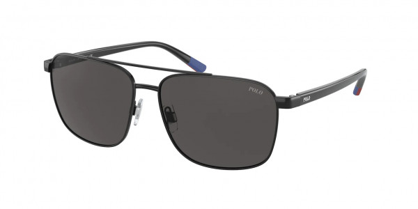 Polo PH3135 Sunglasses, 900387 SHINY BLACK DARK GREY (BLACK)