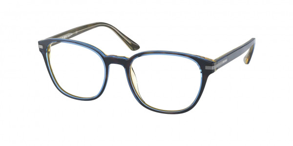 Prada PR 12WV Eyeglasses, ZXH1O1 DENIM TORTOISE (HAVANA)