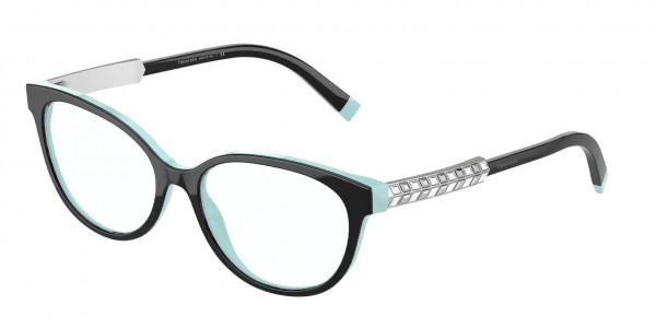 Tiffany & Co. TF2203B Eyeglasses, 8055 BLACK ON TIFFANY BLUE (BLACK)