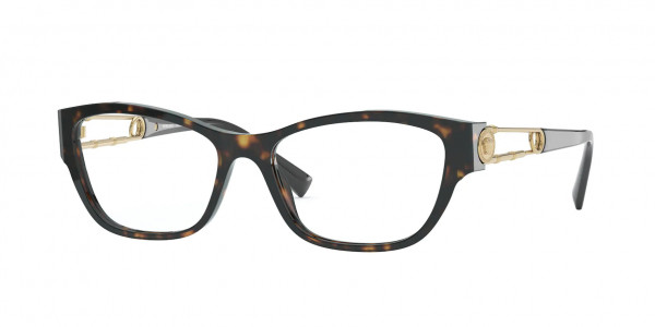 Versace VE3288 Eyeglasses, 108 HAVANA (HAVANA)