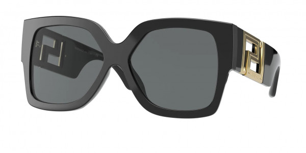 Versace VE4402 Sunglasses, GB1/87 BLACK DARK GREY (BLACK)