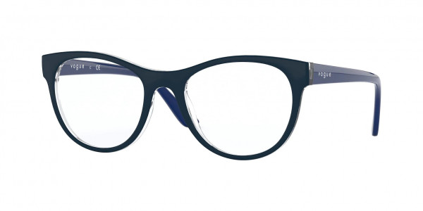 Vogue VO5336F Eyeglasses, 2844 TOP BLUE/TRANSPARENT (BLUE)