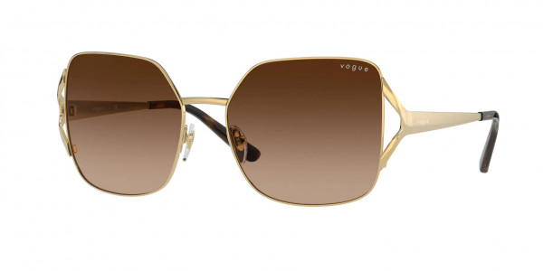 Vogue VO4189S Sunglasses, 280/13 GOLD BROWN GRADIENT (GOLD)