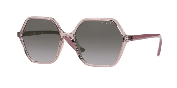 Vogue VO5361S Sunglasses, 28288H TRANSPARENT PINK VIOLET GRADIE (PINK)