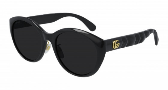 Gucci GG0814SK Sunglasses, 001 - BLACK with GREY lenses
