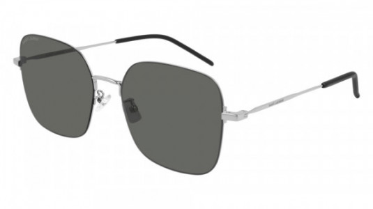 Saint Laurent SL 410 WIRE Sunglasses, 004 - SILVER with GREY lenses