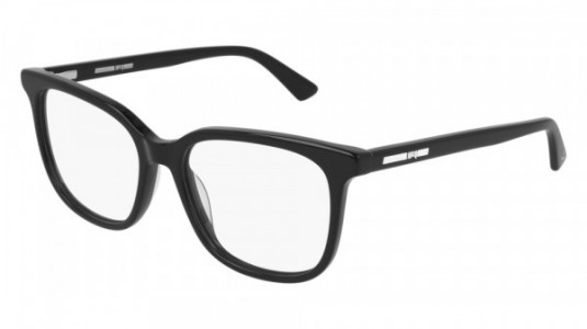 McQ MQ0276O Eyeglasses, 001 - BLACK