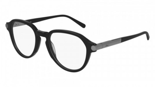 Brioni BR0079O Eyeglasses, 001 - BLACK with TRANSPARENT lenses