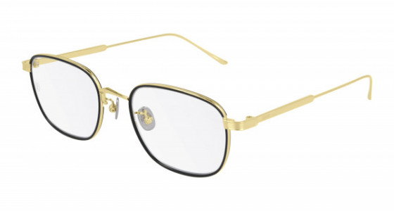 Cartier CT0260O Eyeglasses, 005 - GOLD with TRANSPARENT lenses