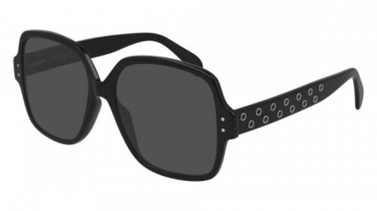 Azzedine Alaïa AA0037S Sunglasses, 001 - BLACK with GREY lenses