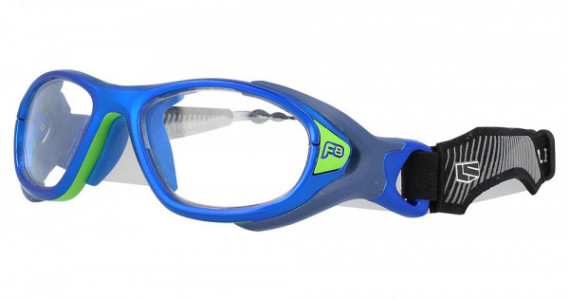 Rec Specs Helmet Spex Sports Eyewear, 619 Matte Electric Blue (Clear Silver Flash)