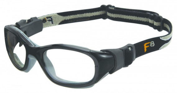 Rec Specs Slam Goggle XL Sports Eyewear, 210 Shiny Black/Grey (Clear With Silver Flash Mirror)