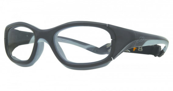 Rec Specs Slam XL Sports Eyewear, 210 Shiny Black/Grey (Clear With Silver Flash Mirror)