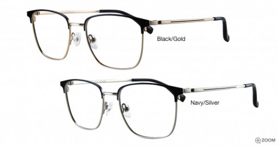 Colours Evans Eyeglasses, Black/Gold