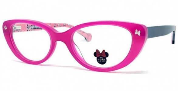 Disney Eyewear MINNIE MOUSE MEE906 Eyeglasses, Magenta-Black