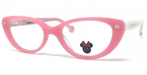 Disney Eyewear MINNIE MOUSE MEE907 Eyeglasses, Pink-White
