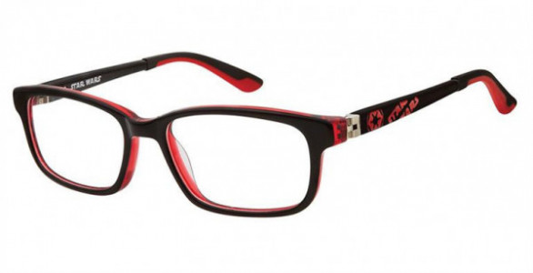 Disney Eyewear STAR WARS STE5D Eyeglasses, Black-Red