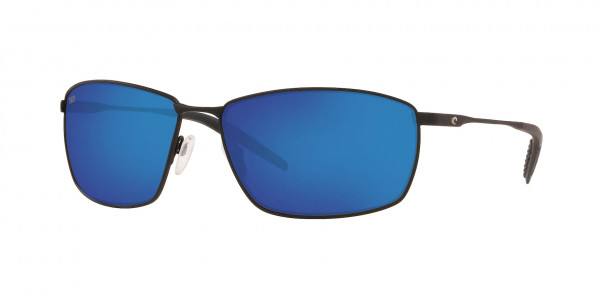 Costa Del Mar 6S6009 TURRET Sunglasses, 600902 TURRET 11 MATTE BLACK BLUE MI (BLACK)