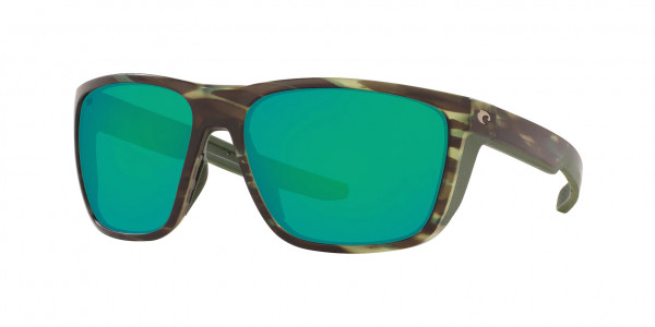 Costa Del Mar 6S9002 FERG Sunglasses, 900205 FERG 253 MATTE REEF GREEN MIRR (BLUE)