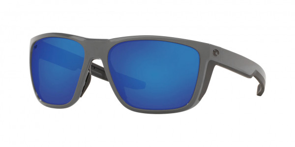 Costa Del Mar 6S9002 FERG Sunglasses, 900207 FERG 298 SHINY GRAY BLUE MIRRO (GREY)