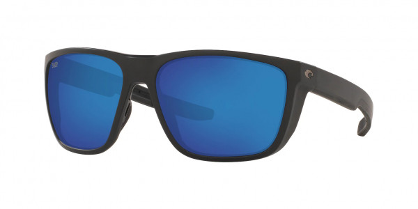 Costa Del Mar 6S9002 FERG Sunglasses, 900217 FERG 11 MATTE BLACK BLUE MIRR (BLACK)
